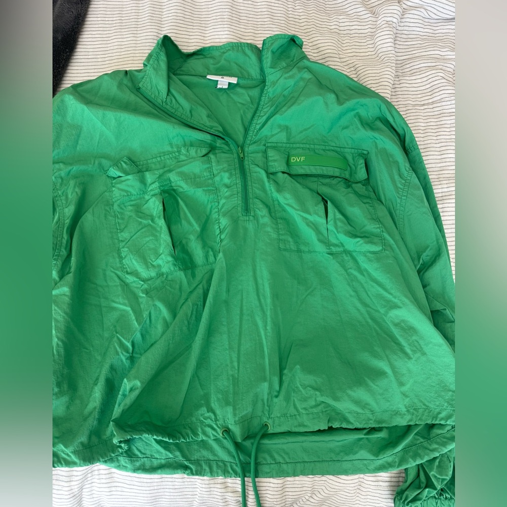Diane Von Furstenberg Green Jacket (collab with Target)